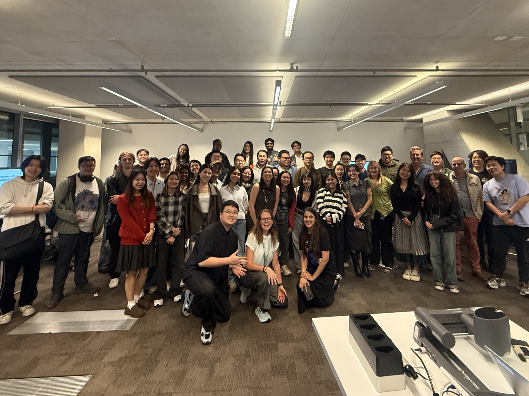 Interaction Design Studio class group photograph